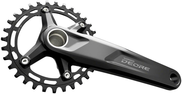 Shimano, FC-M5100-1, Crankset, Speed: 10/11, BCD: 96, 32, Hollowtech II, 175mm, Black, MTB, Set - O'Reilly Sports
