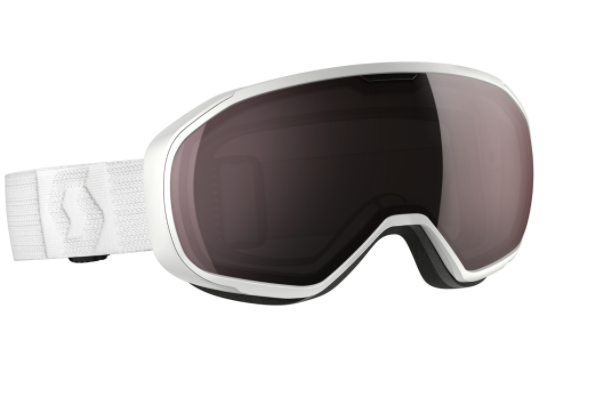 Scott Fix Ski Goggle - White with Silver Chrome lens - O'Reilly Sports